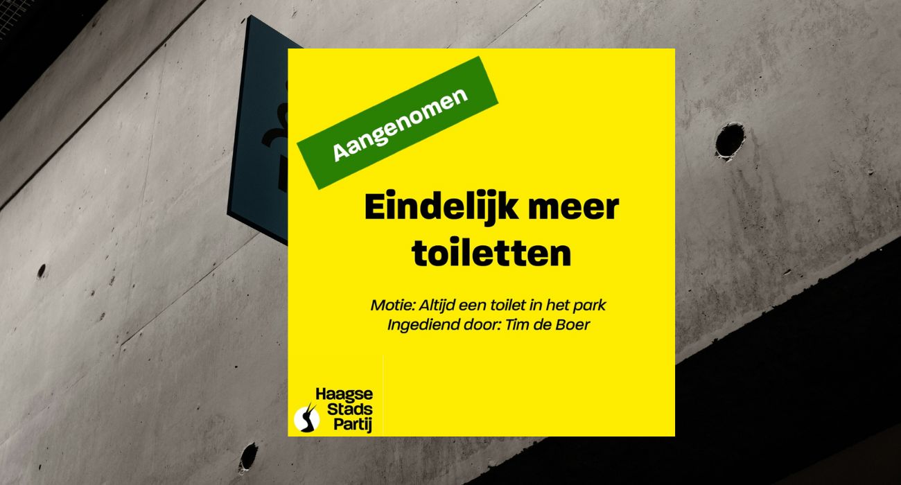 plaatje met tekst - eindelijk meer toiletten