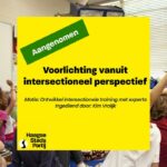 plaatje met de tekst voorlichting vanuit intersectioneel perspectief