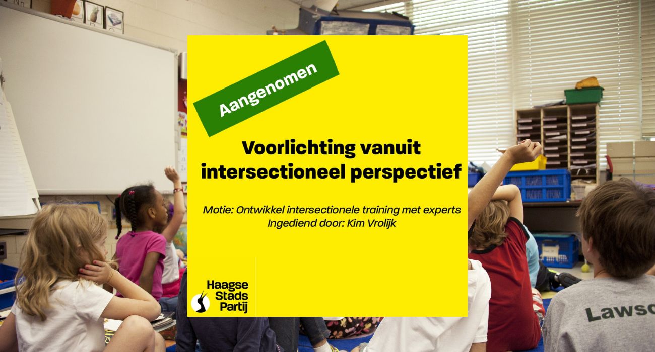 plaatje met de tekst voorlichting vanuit intersectioneel perspectief